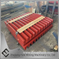 High Manganese Casting Qualified Jaw Crusher Jaw Liners